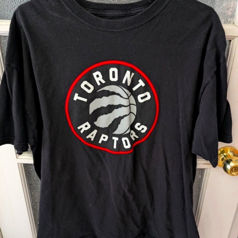 NBA Toronto Raptors Black Graphic T-Shirt
